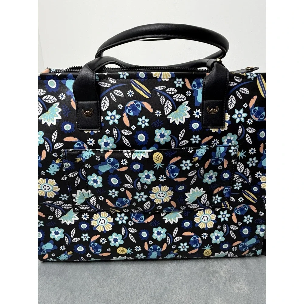 Disney Lilo & Stitch Tote Travel Bag All Over Print Purse Excellent Condition - Picture 3 of 7